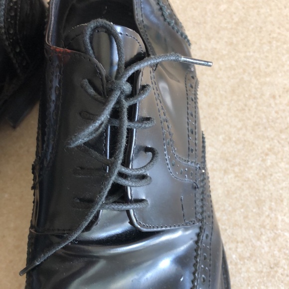 Vero Cuoio Lace Up Brogue Wing Tip Black Oxford main image 7